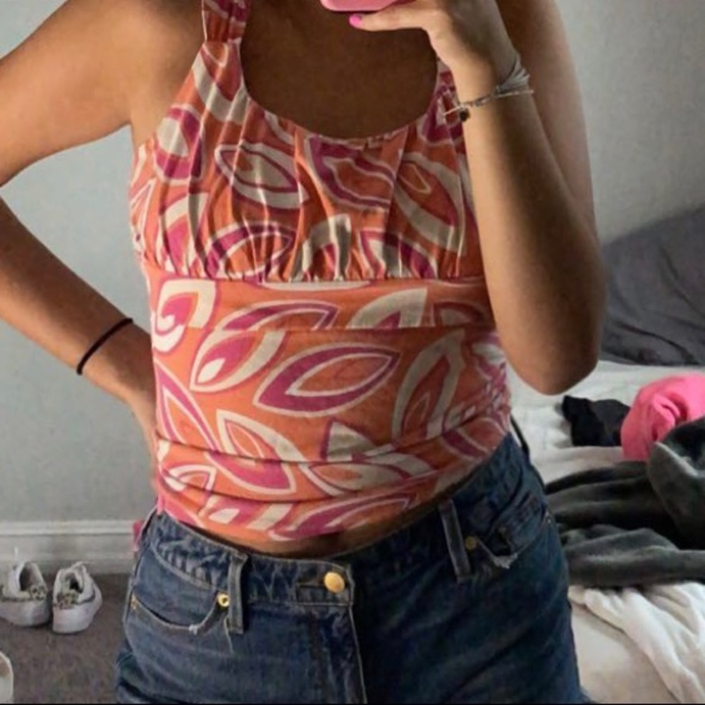 Vintage bustier tank top!